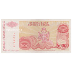 Bosnia and Herzegovina ( Republic of Srpska ) 50000 Dinara