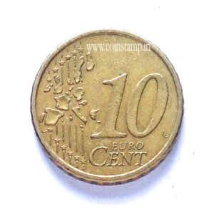 Finland 10 Euro Cent 1999-2006 Used