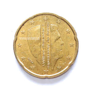 Netherlands 20 Euro Cent Willem-Alexander - 2nd Map Used