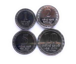 Sri Lanka 4 Different Rupees Set ( AUNC)