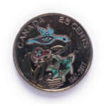 Canada 25 Cents Hope for a Green Future ( Colored ) Used