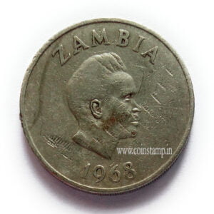 Zambia 20 Ngwee Kenneth Kaunda Used