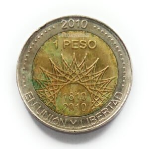 Argentina Aconcagua Commemorative 1 Peso Used