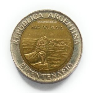 Argentina Mar del Plata Commemorative 1 Peso Used