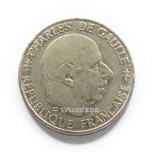 France Charles de Gaulle 1 Franc Used