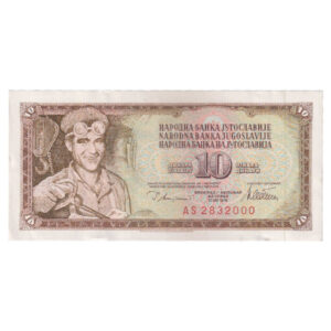 Yugoslavia 10 Dinara Arif Heralic AUNC