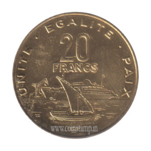 Djibouti 20 Francs AUNC