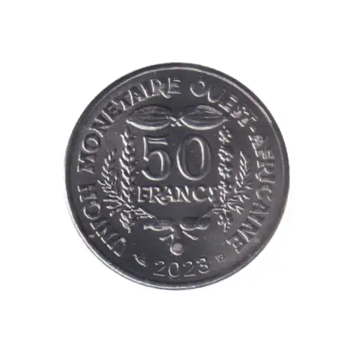 Western African States 50 Francs CFA magnetic AUNC