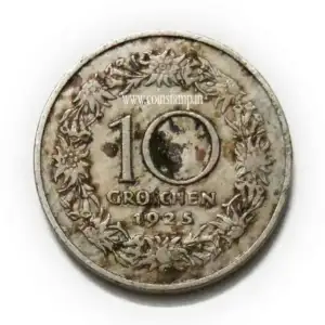 Austria First Republic 10 Groschen Used