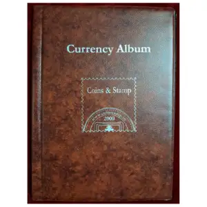 Currency Album Light Brown 108 Notes