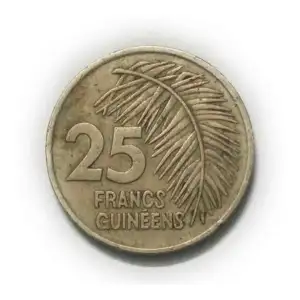Guinea Republic 25 Francs Used