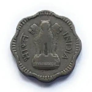 10 Naye Paise Kolkata Mint Used