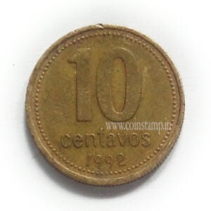 Argentina 10 Centavos Used