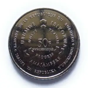 Burundi 50 Francs AUNC