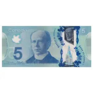 Canada 5 Dollars Wilfrid Laurier Used
