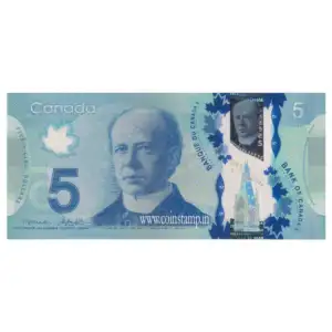 Canada 5 Dollars Wilfrid Laurier Used