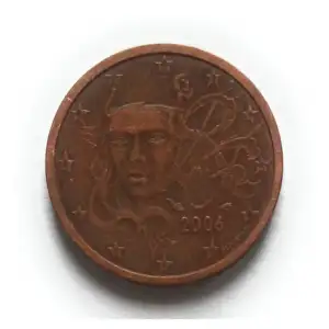 France 2 Euro Cents Used