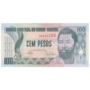 Guinea Bissau 100 Pesos Domingo Ramos AUNC