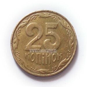 Ukraine 25 Kopiiok with mintmark Used