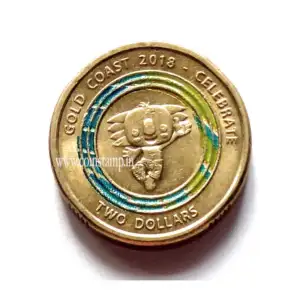 Australia 2 Dollars XXI Commonwealth Games Borobi Mascot