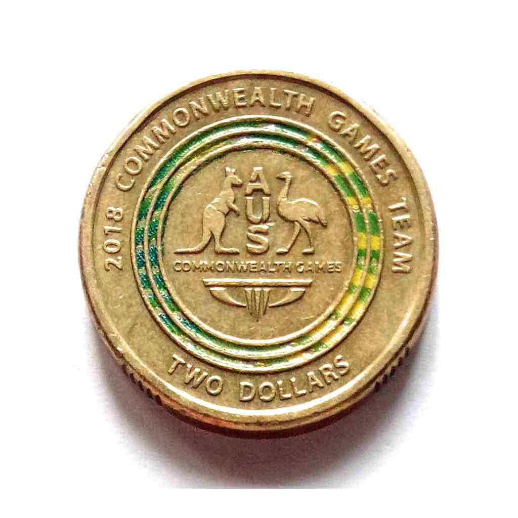 Australia Coins XXI Commonwealth Games Gold Coast, 2 Dollars