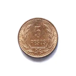 Colombia 5 Pesos AUNC