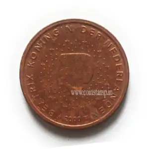 Netherlands 2 Euro Cents Beatrix Used