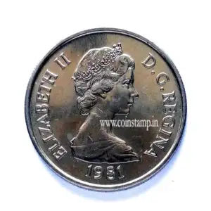 Turks and Caicos Islands 1/4 Crown AUNC