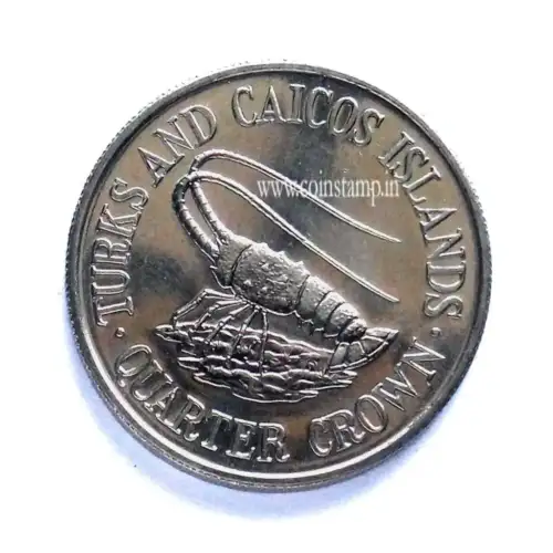 Turks and Caicos Islands 1/4 Crown AUNC