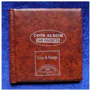 Coin Album Brown 108 Coins
