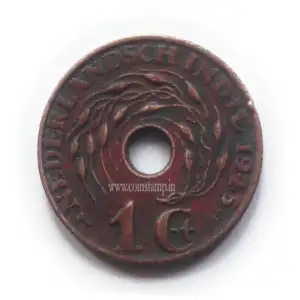 Netherlands East Indies 1 Cent - Wilhelmina Used