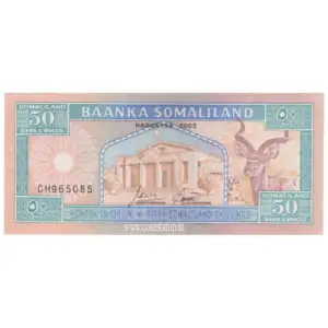 Somaliland 50 Shillings AUNC