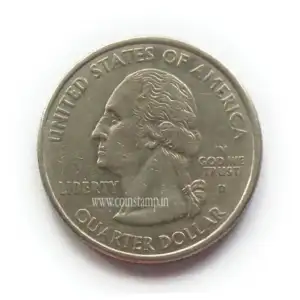 US 14 Dollar Illinois Quarter 2003 Used