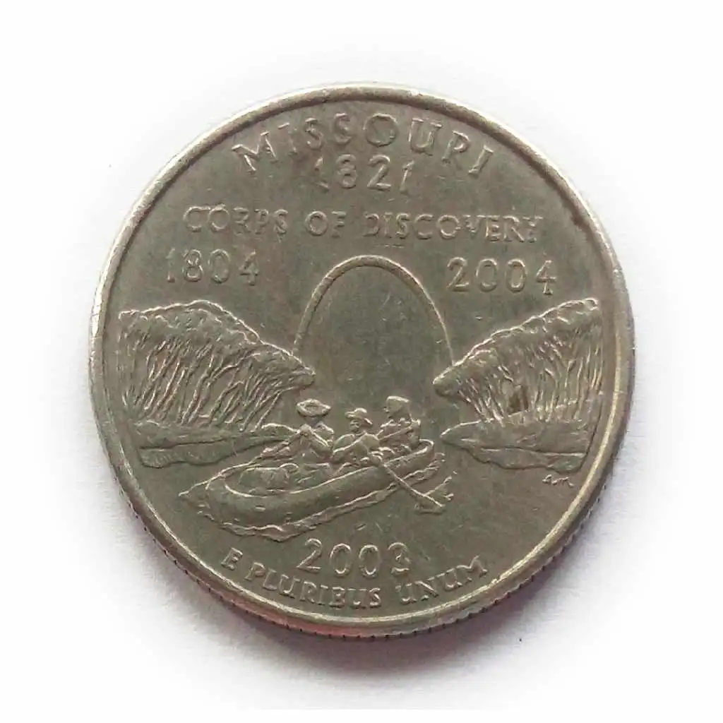 US 14 Dollar Missouri Quarter 2003 Used