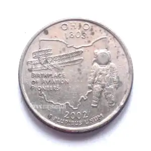 US 14 Dollar Ohio Quarter 2002 Used