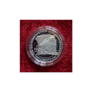 United States 200th Constitution Silver 1 Dollar Proof