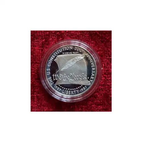 United States 200th Constitution Silver 1 Dollar Proof @ Coins and Stamps (10) United States 200th Constitution Silver 1 Dollar Proof