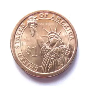 United States Presidential Dollar Franklin Pierce AUNC
