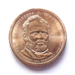 United States Presidential 1 Dollar Ulysses S. Grant AUNC