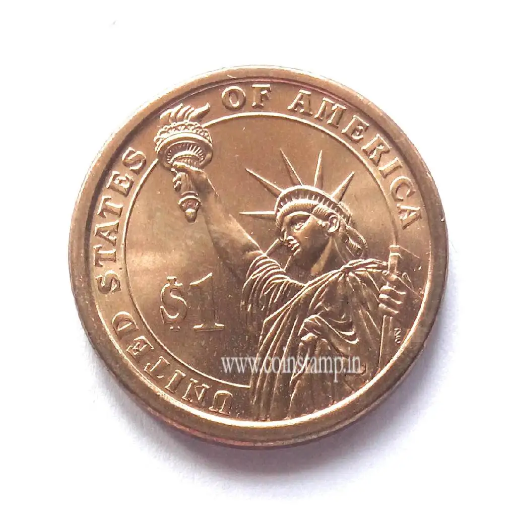 United States Presidential 1 Dollar William Henry Harrison AUNC