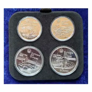 Canada Montreal Olympic Water Sports Series 5 Silver Proof Set