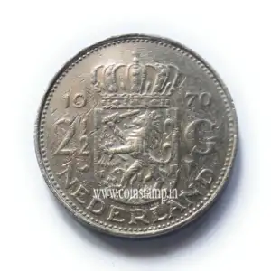 Netherlands 2 1/2 Gulden - Juliana Used