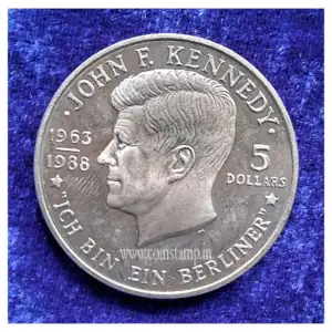 Niue 5 Dollars J.F. Kennedy - Ich bin ein Berliner