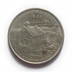 US Quarter Dollar Iowa Quarter 2004 Used