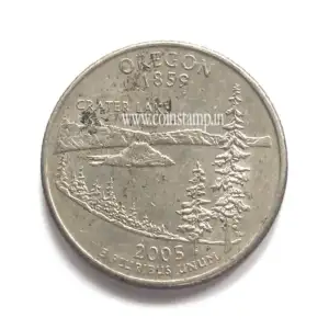 US Quarter Dollar Oregon Quarter 2005 Used