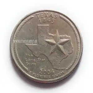 US Quarter Dollar Texas Quarter 2004 Used