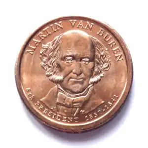 United States Presidential Dollar Martin Van Buren AUNC