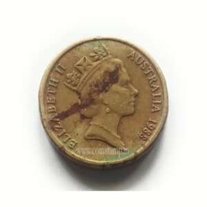 Australia 2 Dollars With Designers Initials (HH) Used