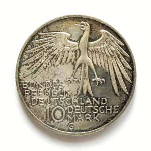 Federal Republic of Germany 10 Deutsche Mark 1972