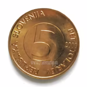 Slovenia 5 Tolarjev 2000
